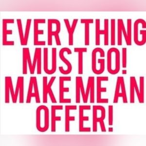 Cleaning out the closet!!!!